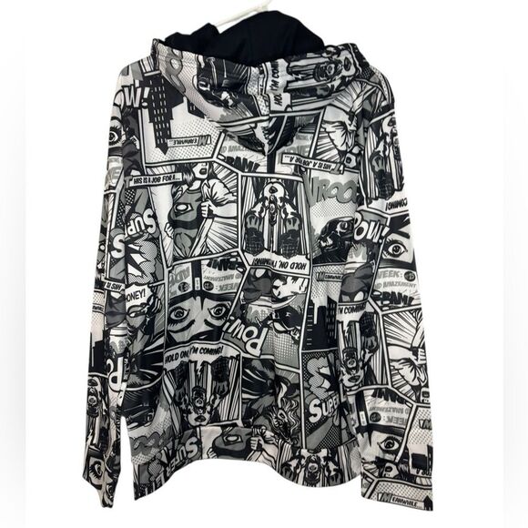 Drill Clothing Co. Oh Snap! Comic Pop Art Hoodie Pullover Size Medium - Picture 2 of 4